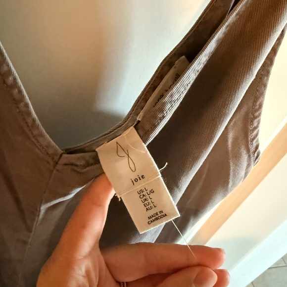 Joie Charcoal jumpsuit - Picture 3 of 3